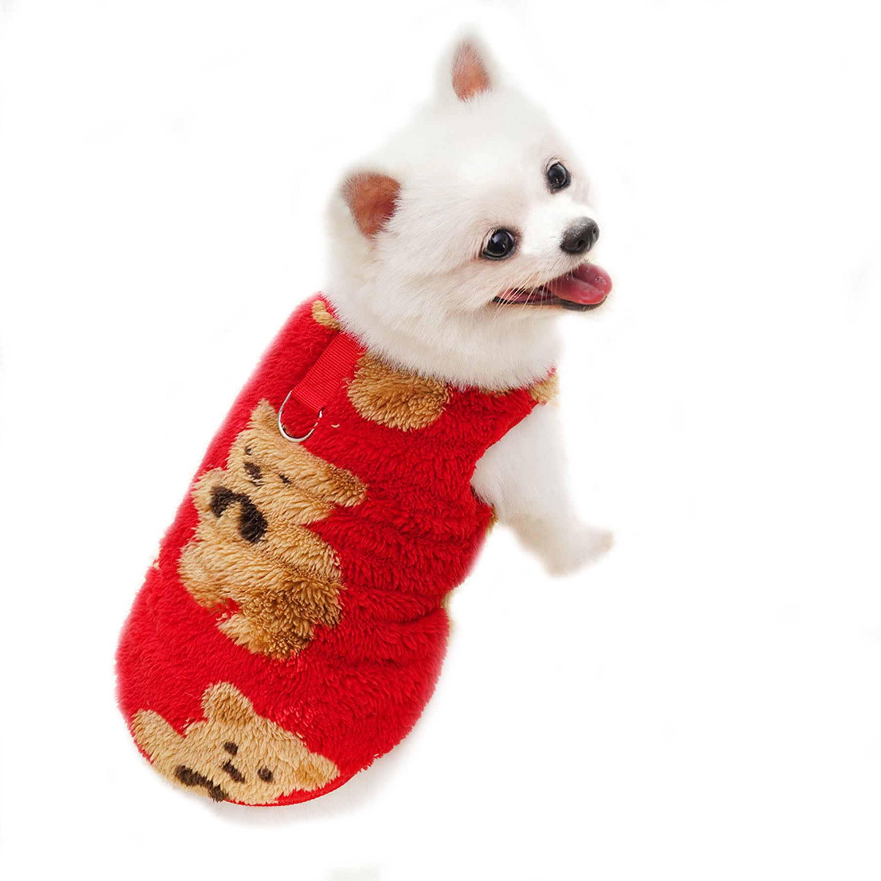 Amazon | ふく福 柔らかい 犬服 冬 犬の服 中小型犬 ペット服 Dカン